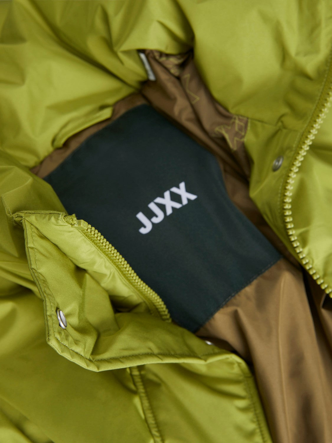 JXARELY NOTE LONG PUFFER JACKET