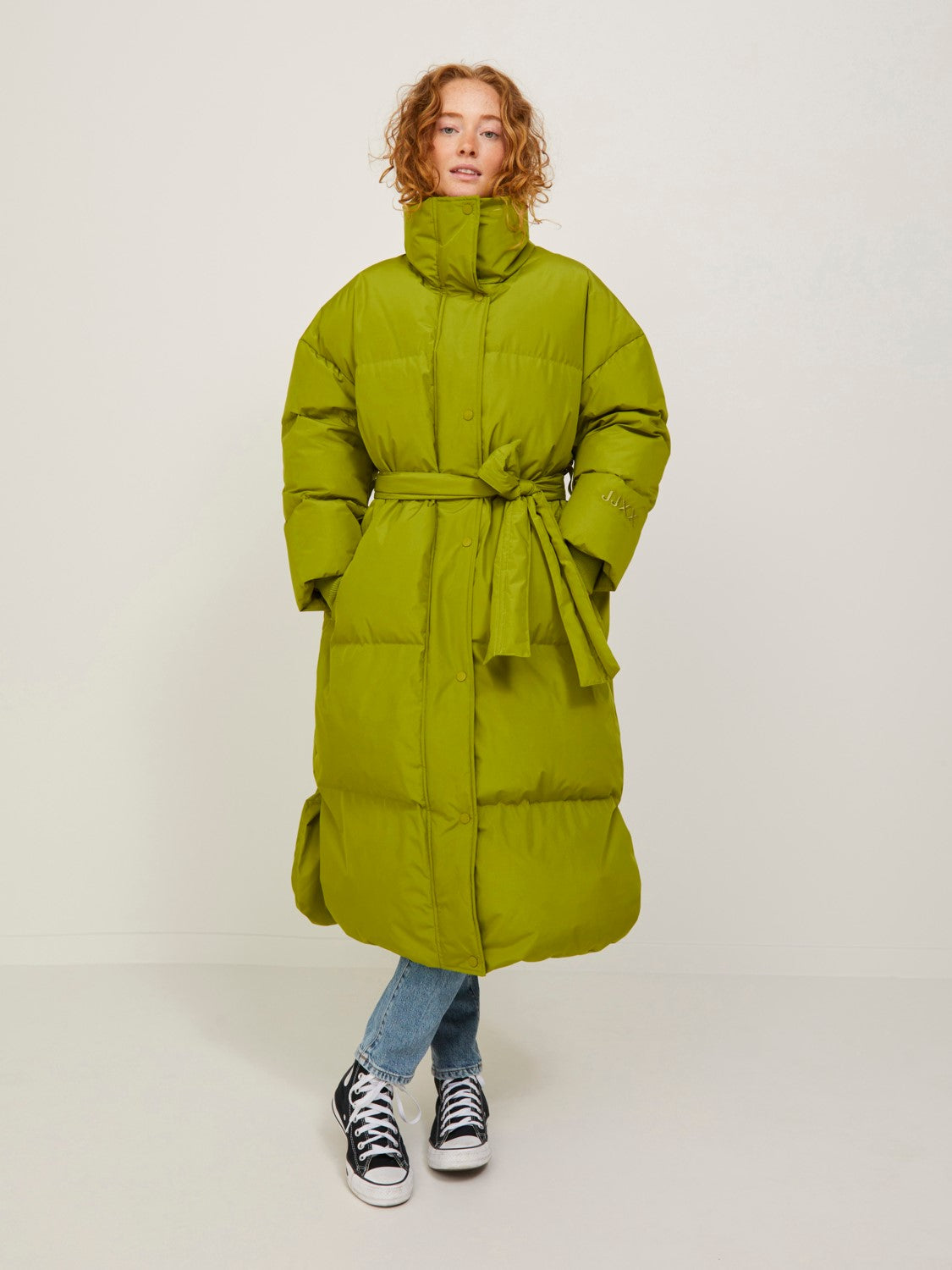 JXARELY NOTE LONG PUFFER JACKET
