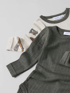 NBMWANG WOOL NE.LS BODY SOLID NOOS XXIII