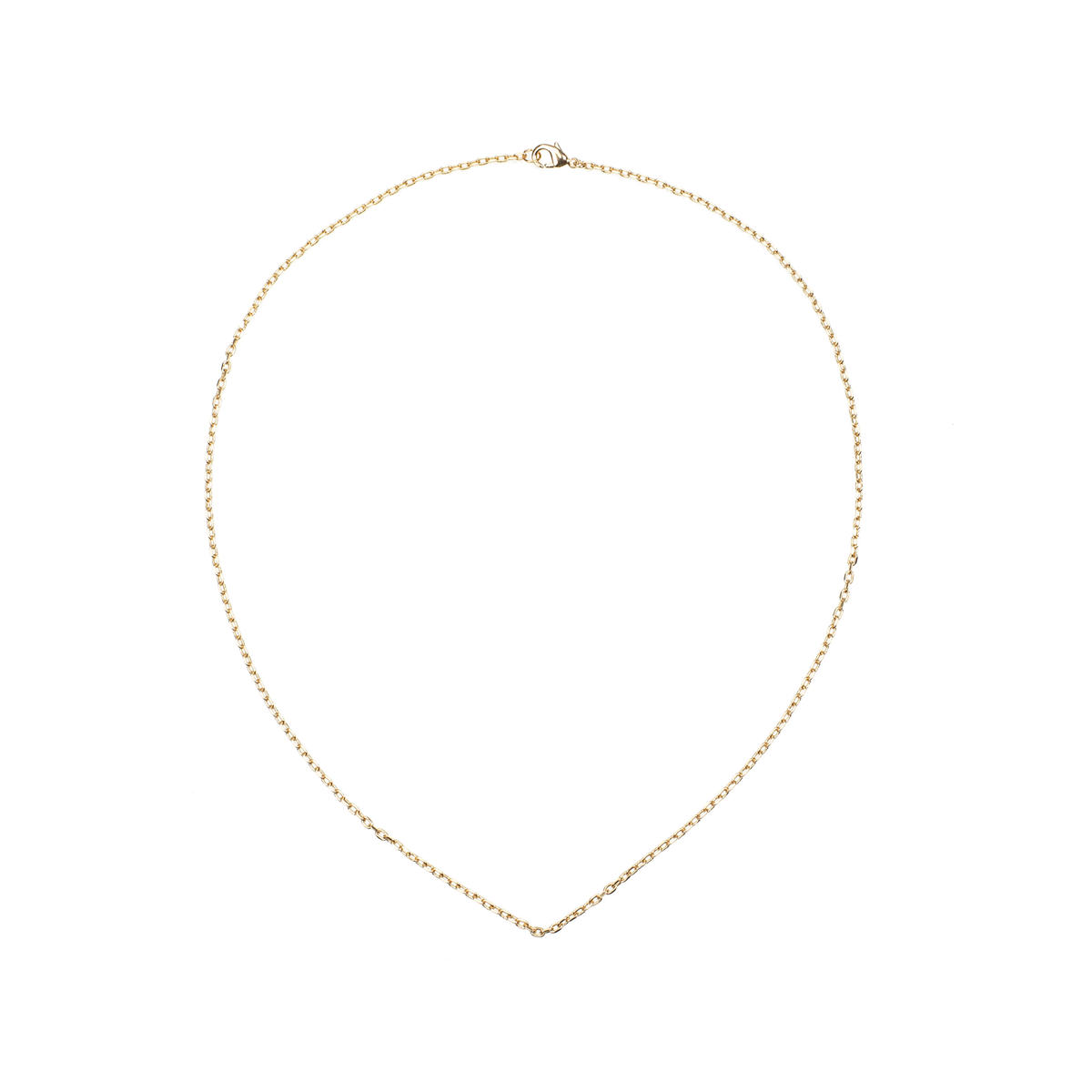 TWISTED GOLD NECKLACE 60CM