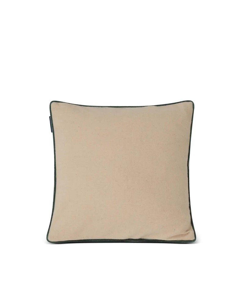 HOLLY EMBROIDERED WOOL MIX PILLOW
