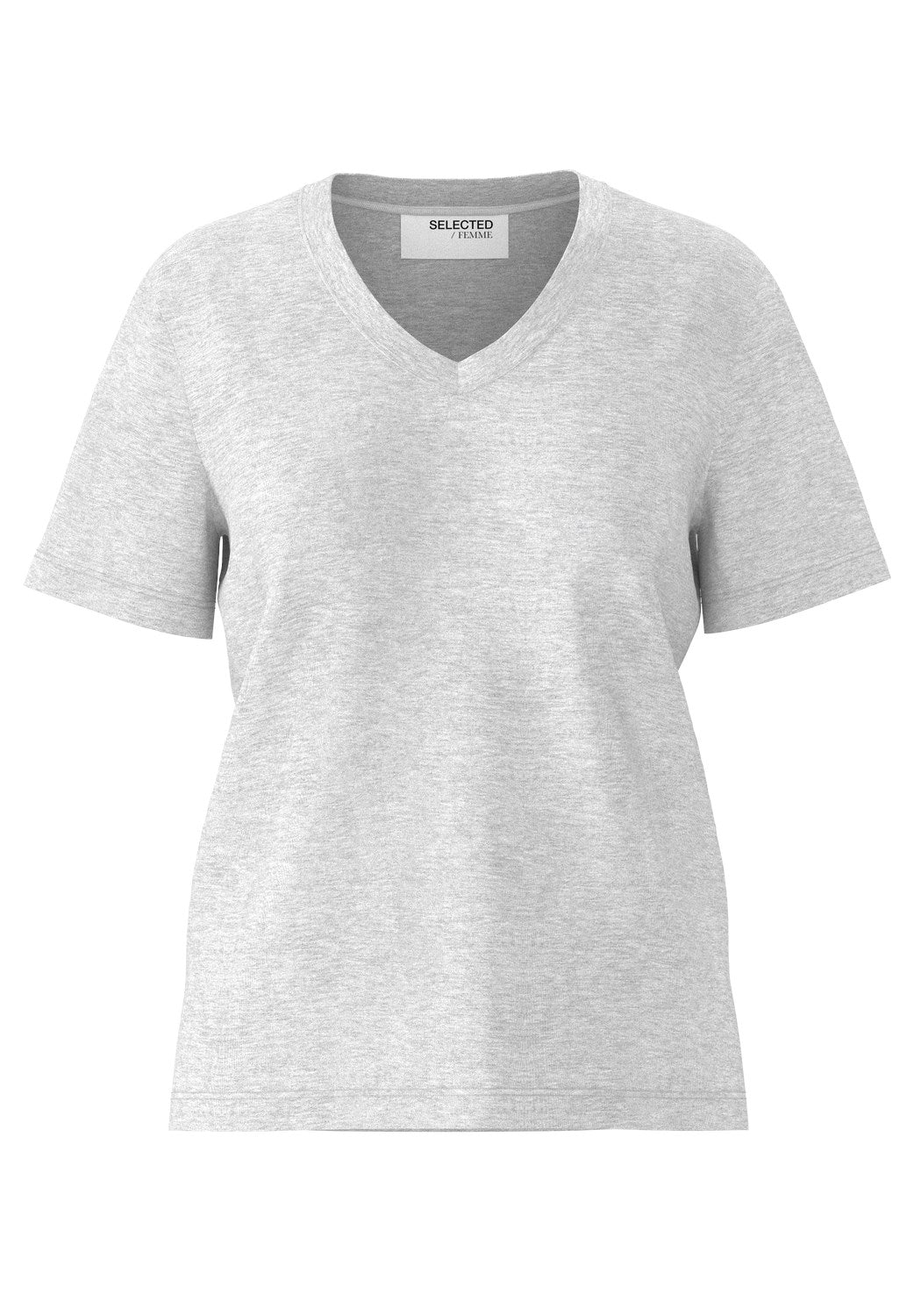 SLFESSENTIAL SS V-NECK TEE