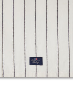 HVIT GRÅ LEXINGTON COTTON/LINEN STRIPED KITCHEN TOWEL KJØKKENHÅNDKLE