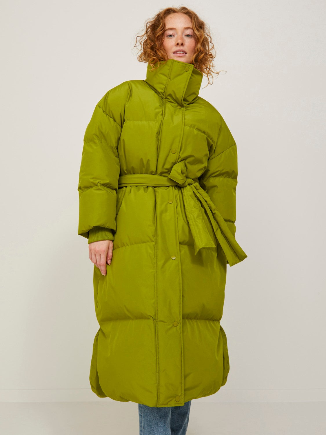 JXARELY NOTE LONG PUFFER JACKET