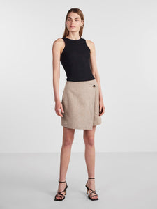 YASSUMMER HW SHORT WOOL MIX SKIRT