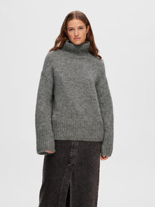 SLFGABELLA LS KNIT HIGH-NECK W