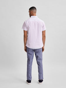 SLHREGNEW-LINEN SHIRT SS CLASSIC W