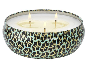 FRENCH LINEN, 3-WICK TIN CANDLE