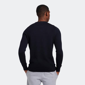 COTTON MERINO CREW JUMPER