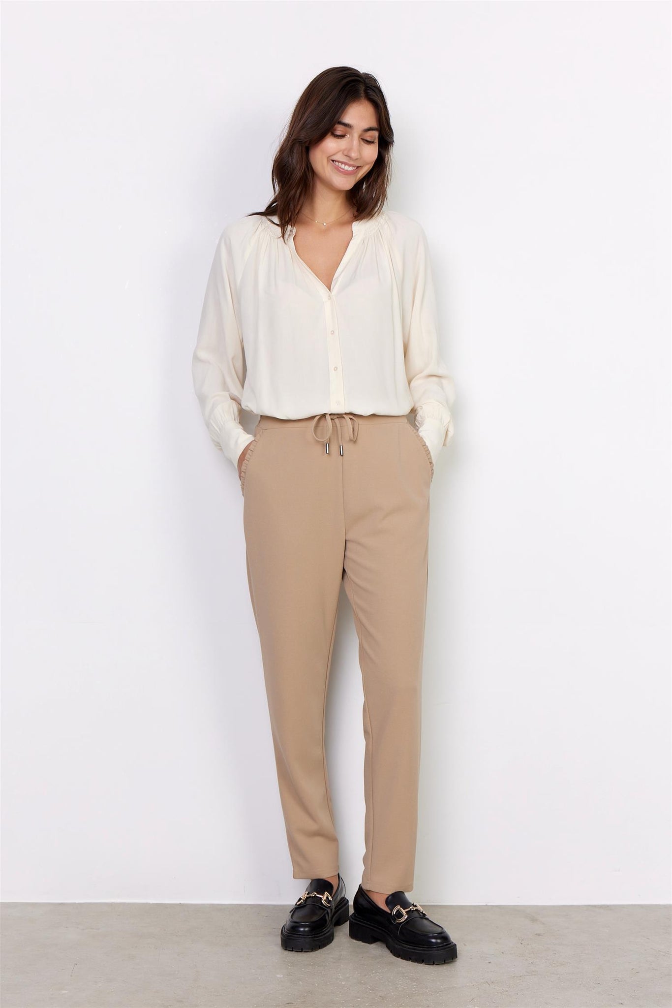 BEIGE SOYACONCEPT RADIA BLUSE
