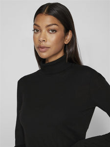 VIJOLINA ROLL NECK L/S FITTED TOP